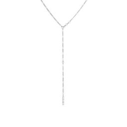 Elli PREMIUM Elli PREMIUM Halskette Y-Kette Figaro Topas Geo Verstellbar 925 Silber Ketten Damen