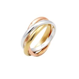 Elli Elli Ring Basic Wickelring Klassisches Design 925 Silber Ringe Damen
