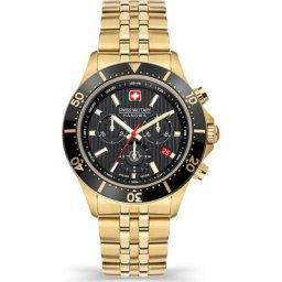 SWISS MILITARY HANOWA Chronograph Edelstahl Herrenuhren Herren