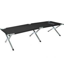KIRKJUBØUR® ""Heimdall"" faltbares Campingbett schwarz