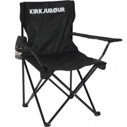 KIRKJUBØUR® ""Njörd"" Campingstuhl schwarz