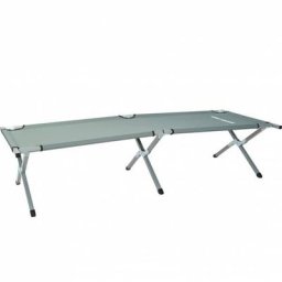 KIRKJUBØUR® ""Heimdall"" faltbares Campingbett grau