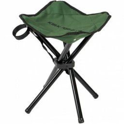 KIRKJUBØUR® ""Freydis"" klappbarer Vierbein Outdoor Hocker grün