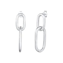 Elli Elli Ohrringe Hänger Basic Geo Look Blogger Trend 925 Silber Damen
