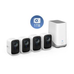 S300 eufyCam (eufyCam 3C) 4-Cam Kit + 1 TB Festplatte