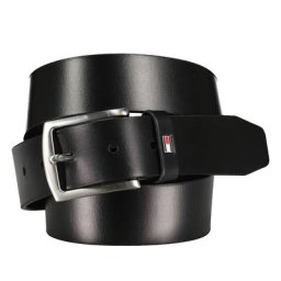 Tommy Hilfiger New Denton Gürtel Leder Schwarz Herren
