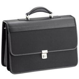 d & n Basic Aktentasche 43 cm Laptopfach Laptoptaschen Schwarz