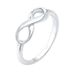 Elli Elli Ring Basic Infinity Unendlichkeit 925 Sterling Silber Ringe Damen