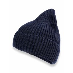 Walbusch Herren Merino Mütze einfarbig Marine