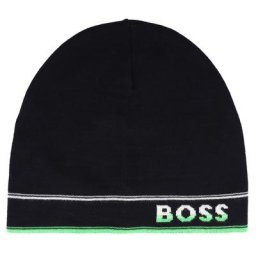 Hugo Boss Aloki Strickmütze 21,5 Mützen & Caps Schwarz Herren
