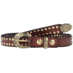 Campomaggi Nietengürtel Leder Gürtel Braun Damen