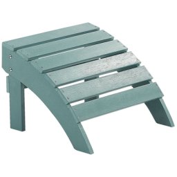 Fußhocker für Gartenstuhl Türkis Kunstholz Muskoka Adirondack Stil Balkon Terrasse Outdoor Garten Zubehör Möbel
