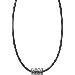 caï Kette 925er Silber, Leder Ketten Herren