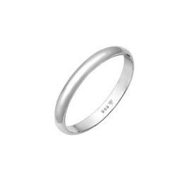 Elli PREMIUM Elli PREMIUM Ring Basic Bandring Hochzeit Trauring 585 Weißgold Ringe Damen