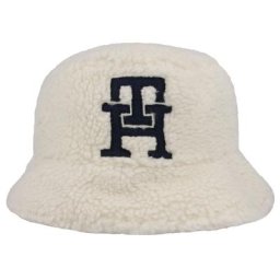 Tommy Hilfiger TH Monogram Hut 28 cm Mützen & Caps Weiss Damen