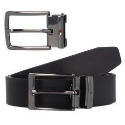 Tommy Hilfiger GP Gürtel Leder Schwarz Herren