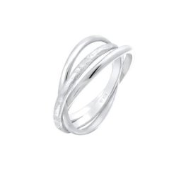 Elli Elli Pierścień Damski pierścionek owijany Trinity Basic Classic w srebrze 925 Sterling Silver Ringe Damen