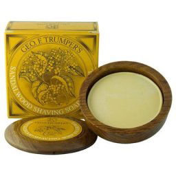 Geo. F. Trumper Sandalwood Shaving Soap Wooden Bowl Rasur 80 g Damen