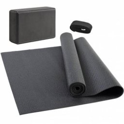 JELEX ""Niyama"" Yoga Set 3-tlg. Yogagurt, Matte und Block