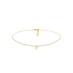 Elli Elli Halskette Choker Herz Anhänger Emaille Liebe 925 Silber Ketten Damen