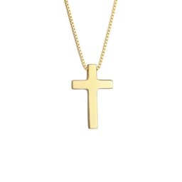 Elli PREMIUM Elli PREMIUM Halskette Kreuz Religion Basic Unisex 925 Silber Ketten