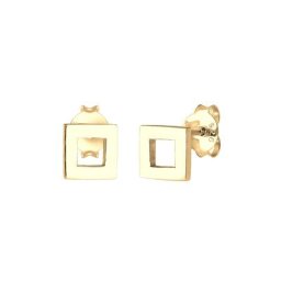 Elli Elli Ohrringe Stecker Basic Minimal Geo Look 925 Sterling Silber Damen
