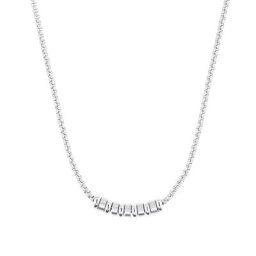 s.Oliver Kette mit Anhänger für Herren, Edelstahl Herrenschmuck