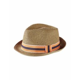 Walbusch Herren Strohhut einfarbig Beige