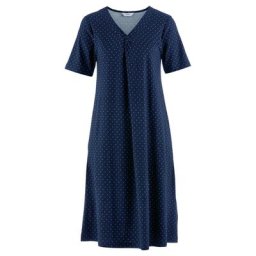 Avena Damen Jerseykleid Luftig-Leicht Blau