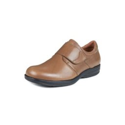 Avena Herren Klettschuhe Braun einfarbig
