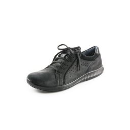 Avena Herren Reißverschluss-Bequem-Sneaker Schwarz