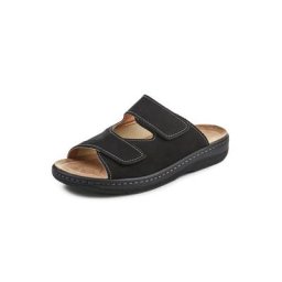 Avena Herren Hallux-Klett-Pantolette Schwarz