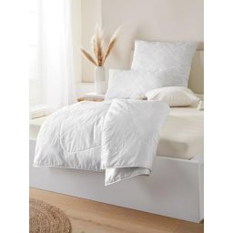 Avena Herren Bambus-Leichtsteppbett Weiss