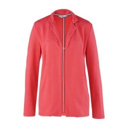 Avena Damen Blazer-Jacke Rot einfarbig