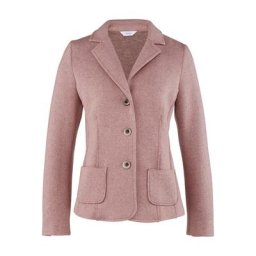 Avena Damen Blazer-Jacke Rose einfarbig
