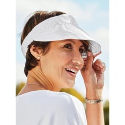 Wegener Damen Sonnenvisier Weiss