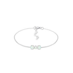 Elli Elli Armband Armkettchen Synthetischer Opal Trend 925 Silber Armbänder & Armreife Damen
