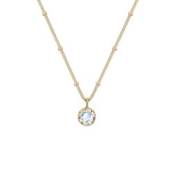 Elli Elli Halskette Kugelkette Basic Kristalle 925 Silber Ketten Damen