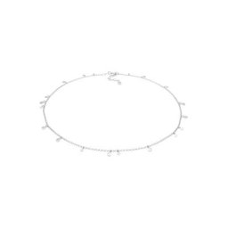 Elli Elli Halskette Choker Plättchen Coin Geo Rund 925 Silber Ketten Damen