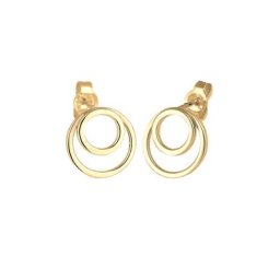 Elli Elli Ohrringe Kreis Ringe Basic Geo Minimal 925 Sterling Silber Damen