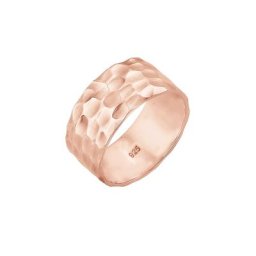 Elli Elli Ring Basic Bandring Gehämmert Trend Cool 925 Silber Ringe Damen
