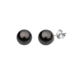 Nenalina Nenalina Ohrringe Basic Synthetische Perle 925 Silber Damen