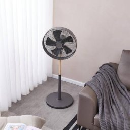 Starluna Gergo Standventilator, Gummibaum, grau