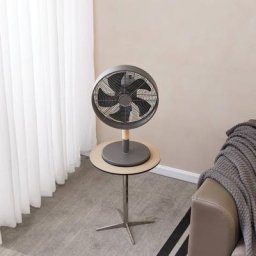 Starluna Gergo Tischventilator, Gummibaum, grau