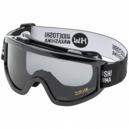 HIDETOSHI WAKASHIMA ""Higashi"" Unisex Skibrille Snowboardbrille schwarz