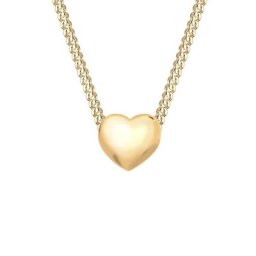 Elli PREMIUM Elli PREMIUM Halskette Herz Liebesbeweis Elegant 585 Gelbgold Ketten Damen