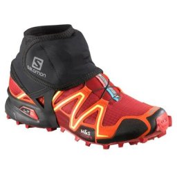 Salomon Unisex Trail Gaiters Low schwarz