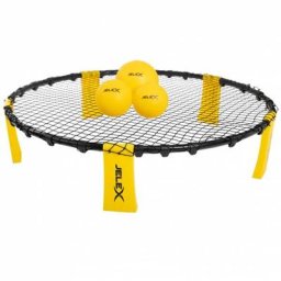 JELEX ""Smash"" Roundnet 6er-Set mit 3 Bällen gelb