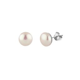 Nenalina Nenalina Ohrringe Basic Stecker Süßwasserperle 925 Silber Damen