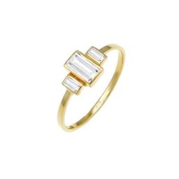 Elli PREMIUM Elli PREMIUM Ring Verlobungsring Topas Edelstein Zart 375 Gelbgold Ringe Damen